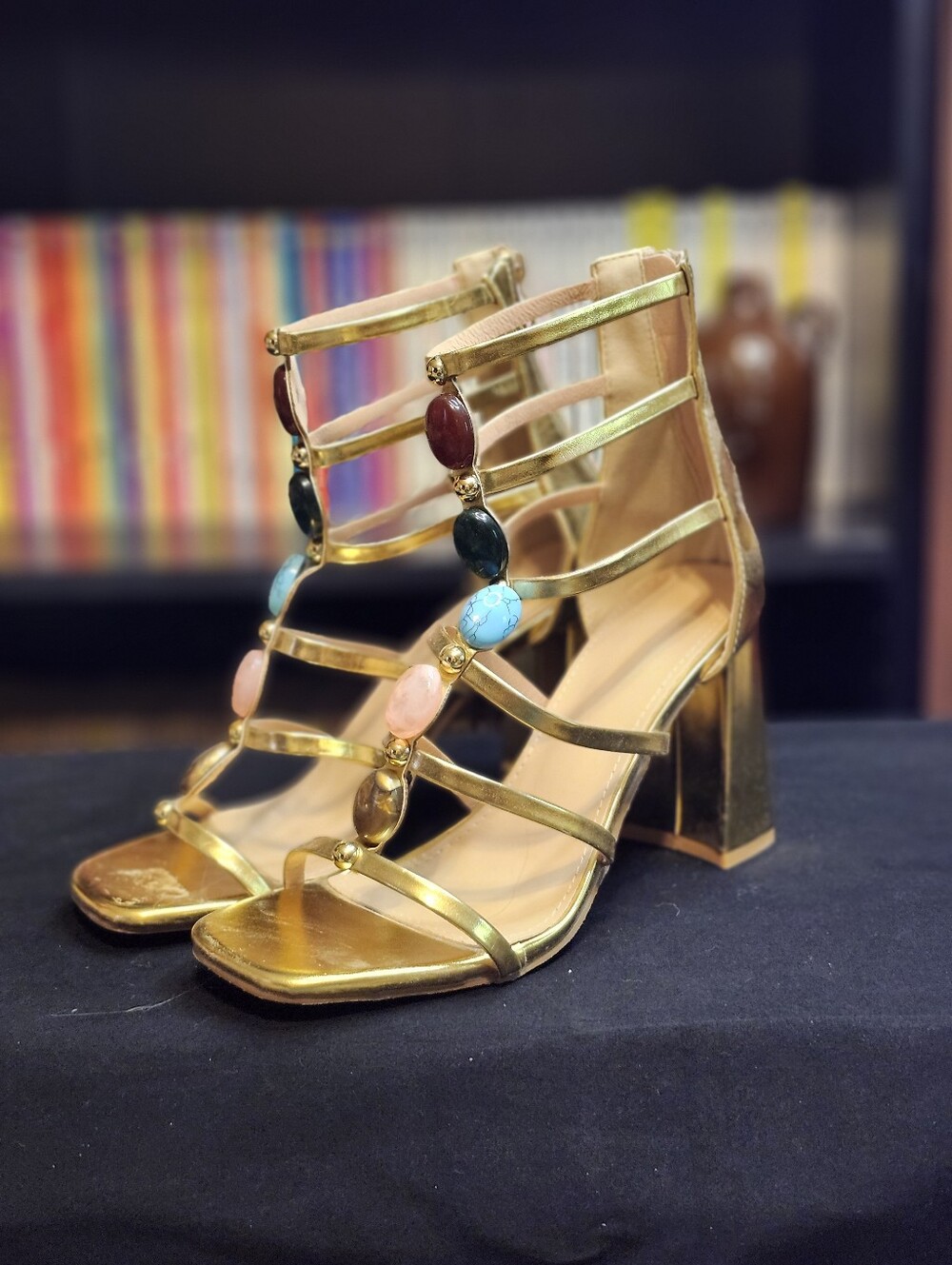 Egyptian Inspired Gladiator Heels
